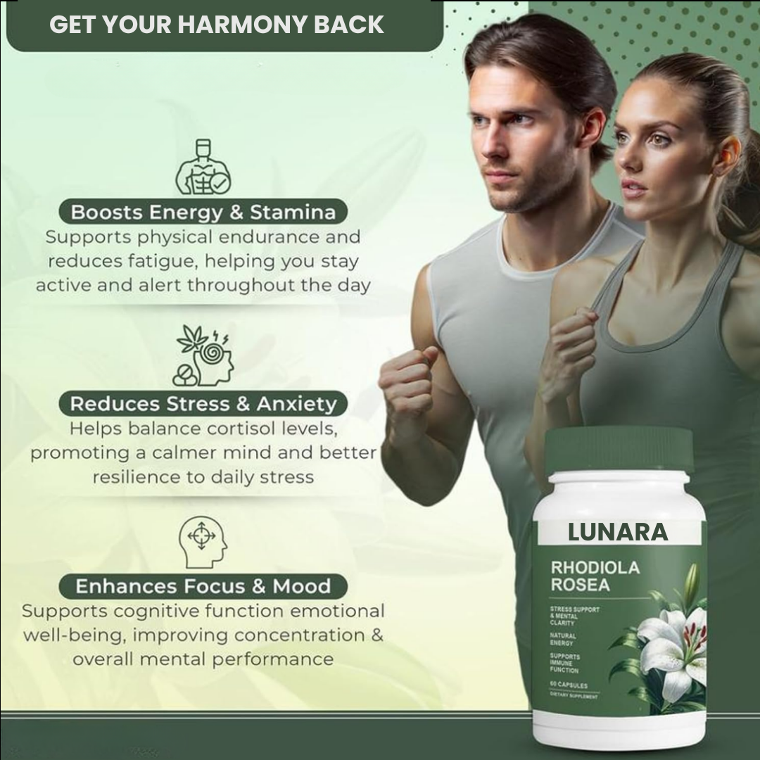 Lunara Rhodiola Rosea Capsules