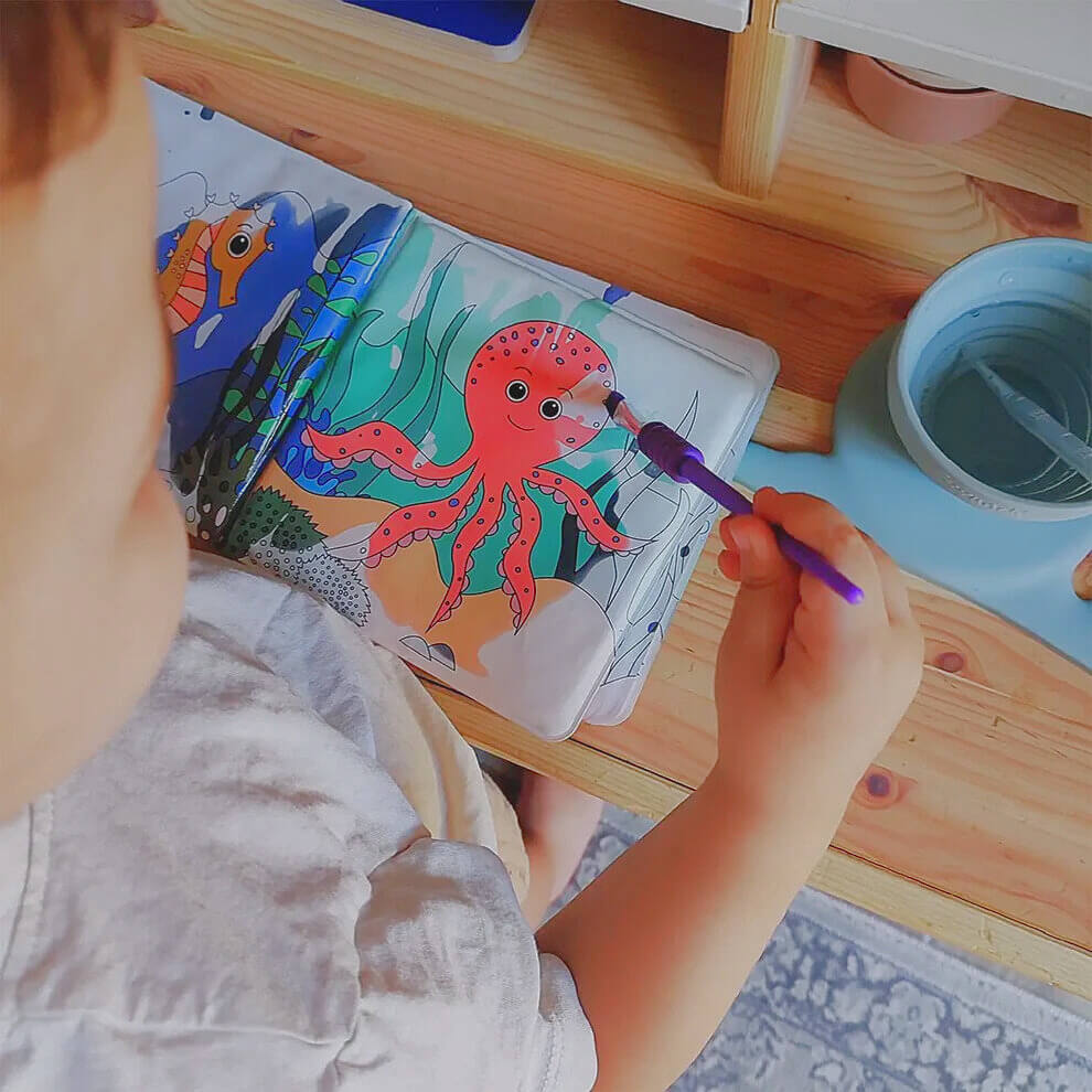 Montessori Mess-Free Water Coloring Book
