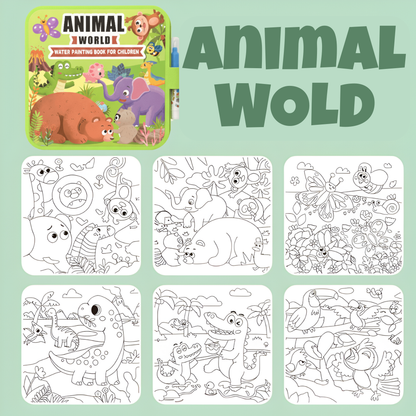 Montessori Mess-Free Water Coloring Book