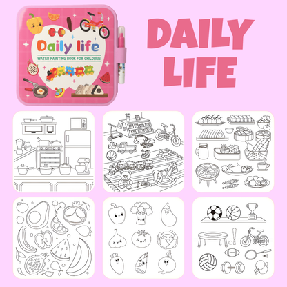 Montessori Mess-Free Water Coloring Book