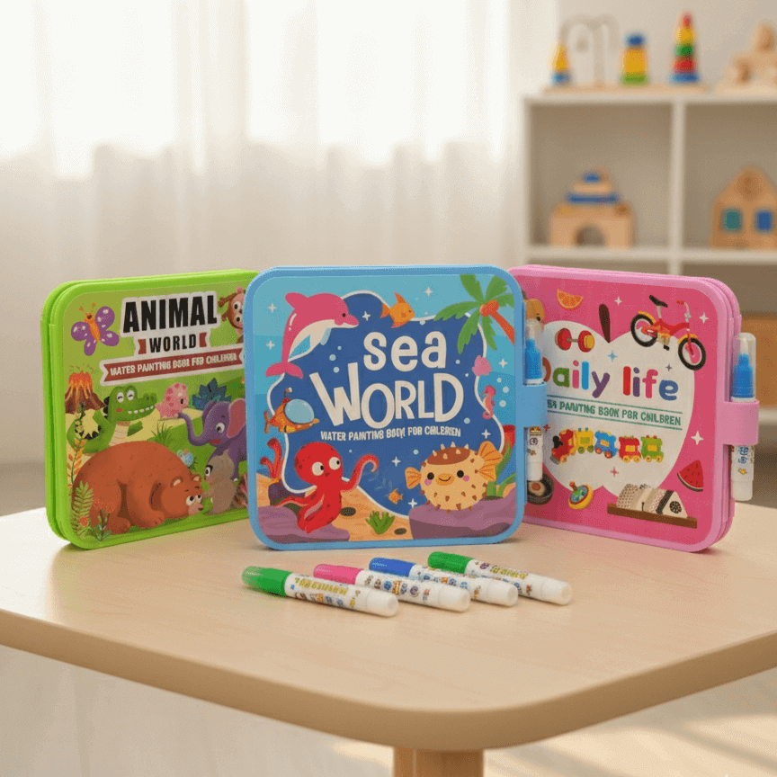 Montessori Mess-Free Water Coloring Book