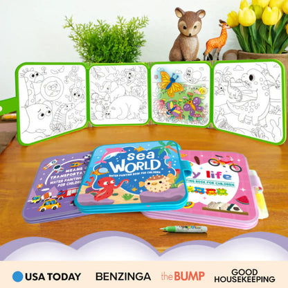 Montessori Mess-Free Water Coloring Book